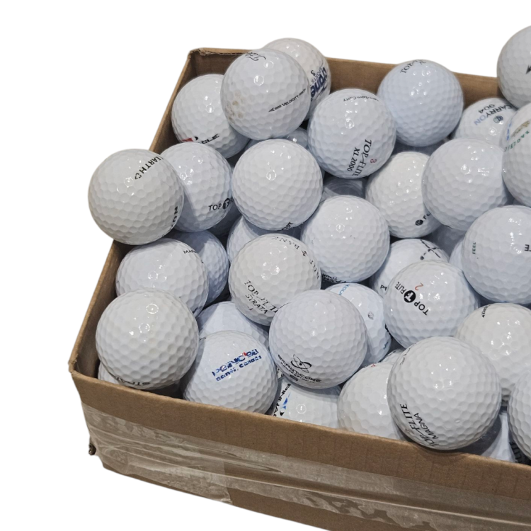 Używane piłki golfowe - LAKEBALLS mix białe kategoria A/B