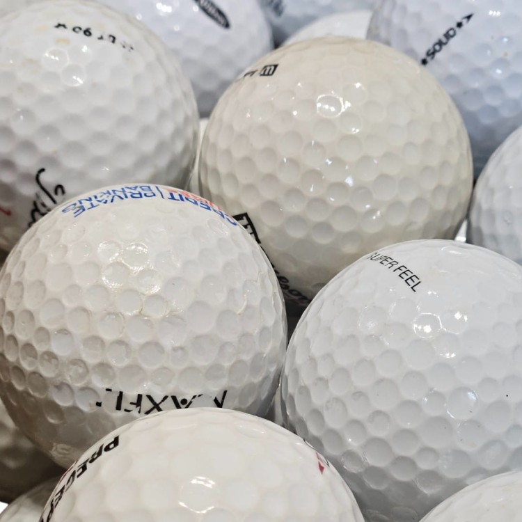 Używane piłki golfowe mix kategoria C/D - 10szt, białe
