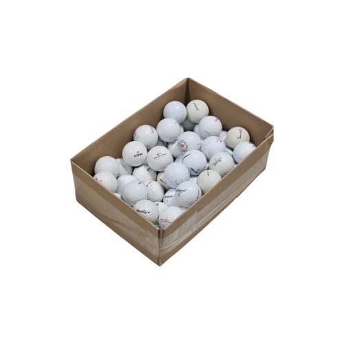 LAKEBALLS mix kategoria C/D - używane piłki golfowe BIAŁE, 10szt