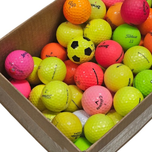 LAKEBALLS - używane, kolorowe piłki golfowe PREMIUM mix kat. A/B 10szt