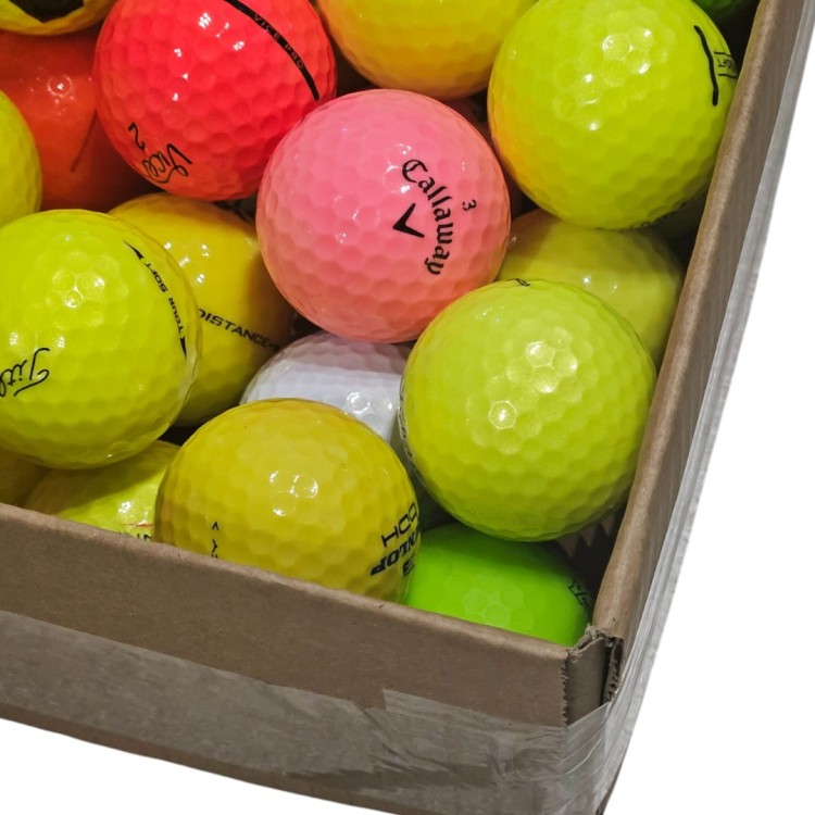 LAKEBALLS - używane, kolorowe piłki golfowe PREMIUM mix kat. A/B 10szt