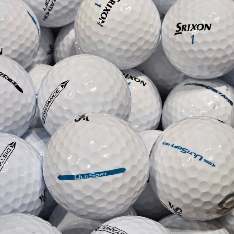 LAKEBALLS - używane piłki golfowe Srixon MIX kat. A/B BIAŁE