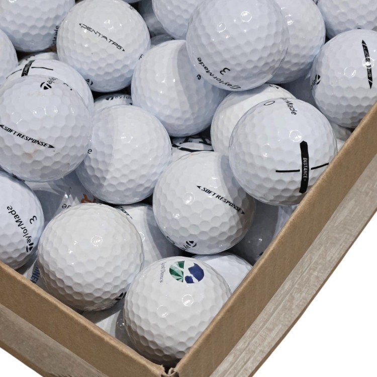 LAKEBALLS - piłki golfowe używane Taylormade mix kat. A/B BIAŁE