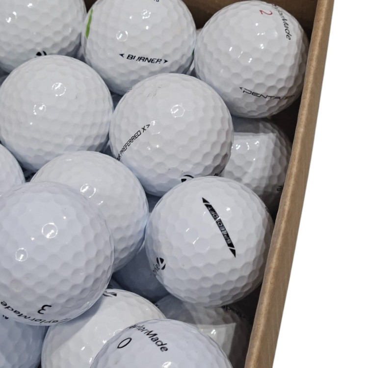 LAKEBALLS - piłki golfowe używane Taylormade mix kat. A/B BIAŁE