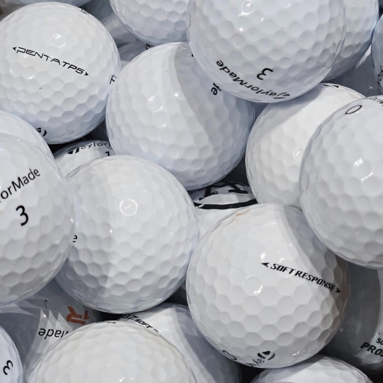 LAKEBALLS - piłki golfowe używane Taylormade mix kat. A/B BIAŁE
