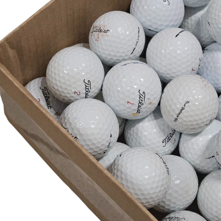LAKEBALLS - używane piłki golfowe Titleist MIX kat. C białe 10szt