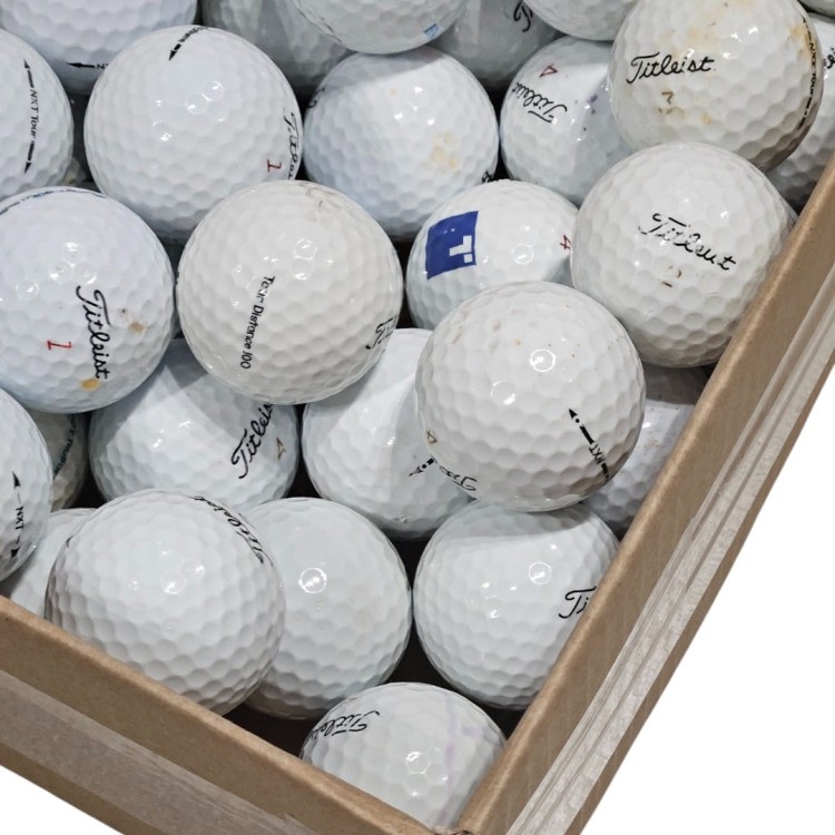 LAKEBALLS - używane piłki golfowe Titleist MIX kat. C białe 10szt