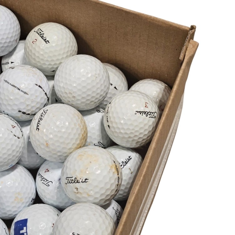 LAKEBALLS - używane piłki golfowe Titleist MIX kat. C białe 10szt