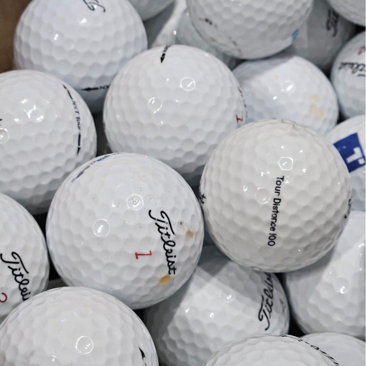 LAKEBALLS - używane piłki golfowe Titleist MIX kat. C białe 10szt