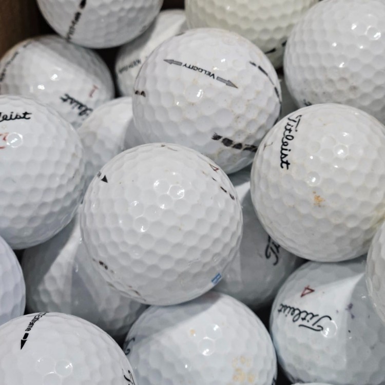 LAKEBALLS - używane piłki golfowe Titleist MIX kat. C białe 10szt