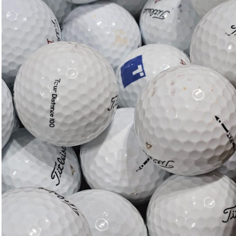 LAKEBALLS - używane piłki golfowe Titleist MIX kat. C białe 10szt