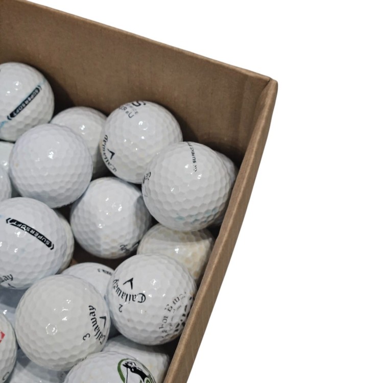 LAKEBALLS - używane piłki golfowe Callaway Supersoft kat. C BIAŁE - 10szt