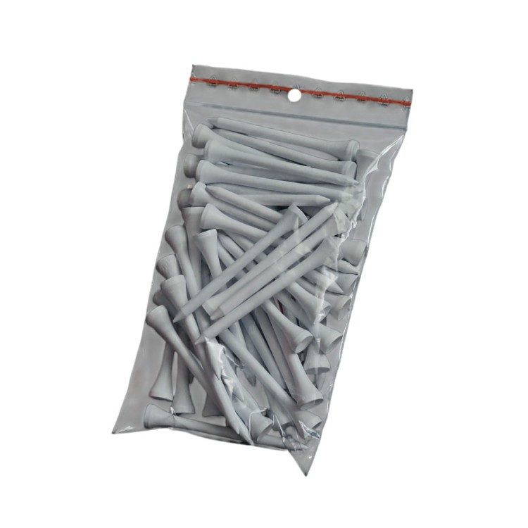 Uniwersalne drewniane TEE 2,75" - kołeczki golfowe białe 69mm