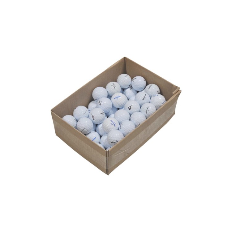 LAKEBALLS Bridgestone mix - używane piłki golfowe białe, kat. A/B 10szt
