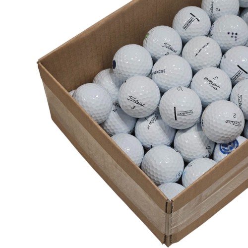 Używane piłki golfowe LAKEBALLS Titleist Tour Soft kat. A/B - białe