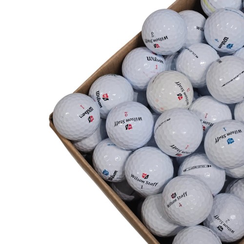 LAKEBALLS - używane piłki golfowe Wilson Mix kat. A/B, białe