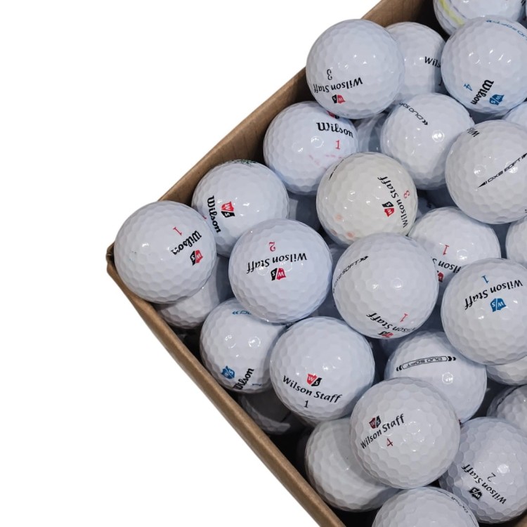 LAKEBALLS - używane piłki golfowe Wilson Mix kat. A/B, białe