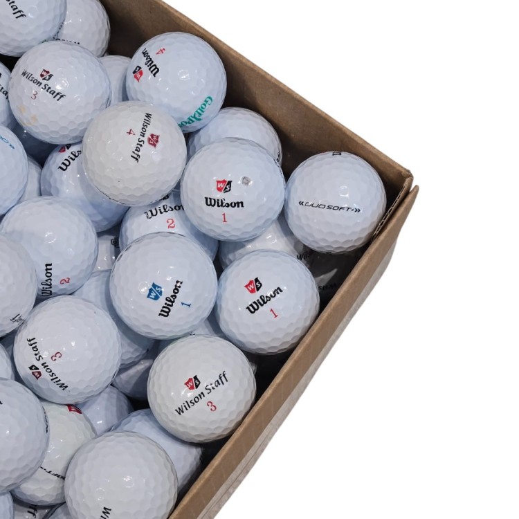 LAKEBALLS - używane piłki golfowe Wilson Mix kat. A/B, białe