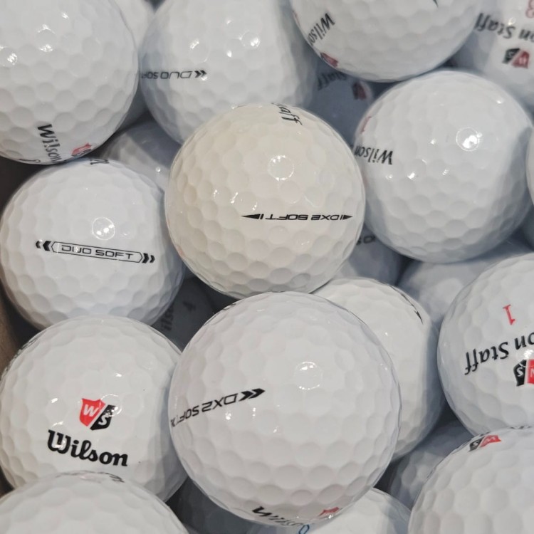 LAKEBALLS - używane piłki golfowe Wilson Mix kat. A/B, białe