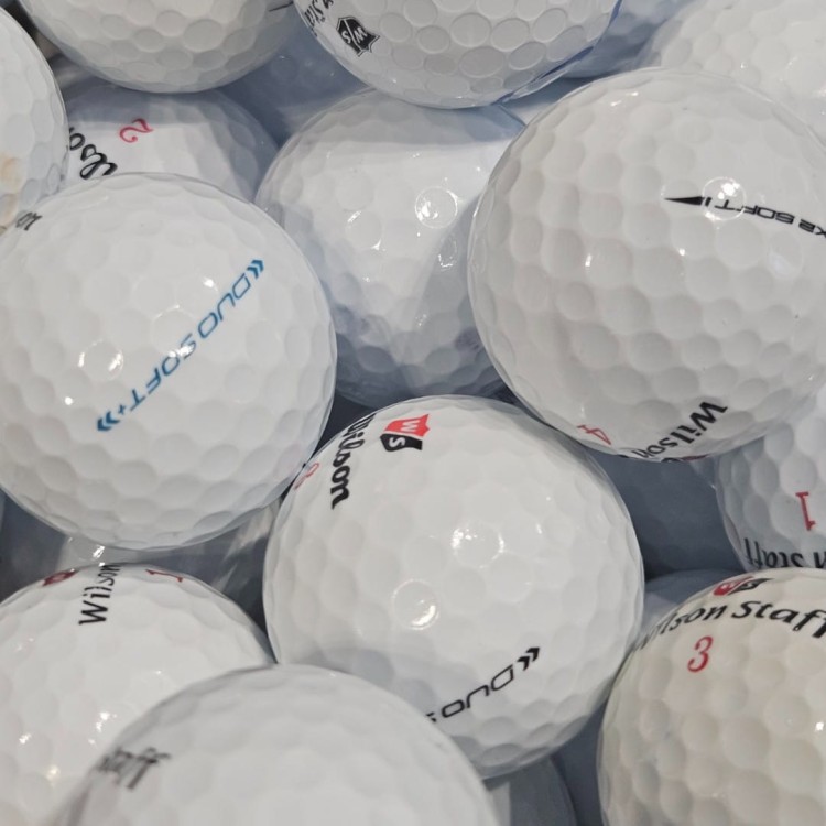 LAKEBALLS - używane piłki golfowe Wilson Mix kat. A/B, białe