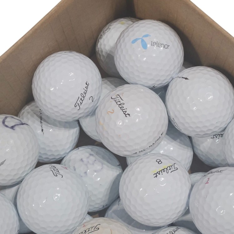 Używane piłki golfowe Titleist Prov1 / Prov1x - białe LAKEBALLS kat. C