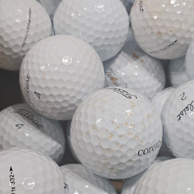 Używane piłki golfowe Titleist Prov1 / Prov1x - białe LAKEBALLS kat. C