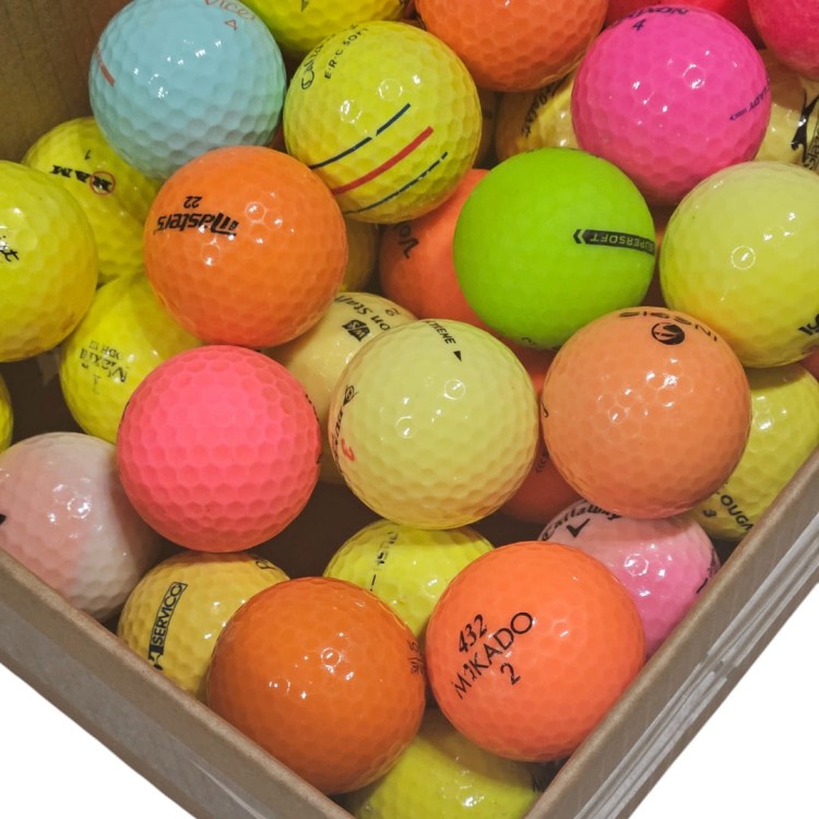 LAKEBALLS - używane, kolorowe piłki golfowe kat. C