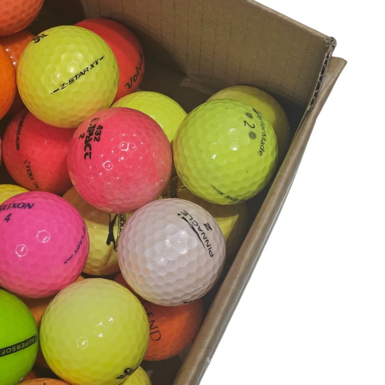 LAKEBALLS - używane, kolorowe piłki golfowe kat. C