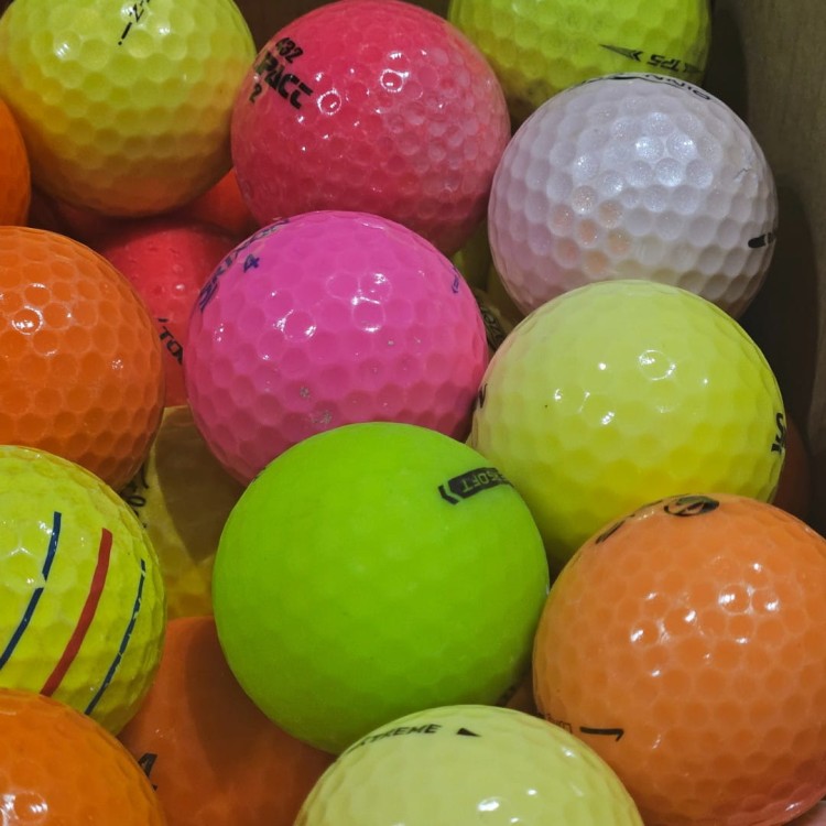 LAKEBALLS - używane, kolorowe piłki golfowe kat. C