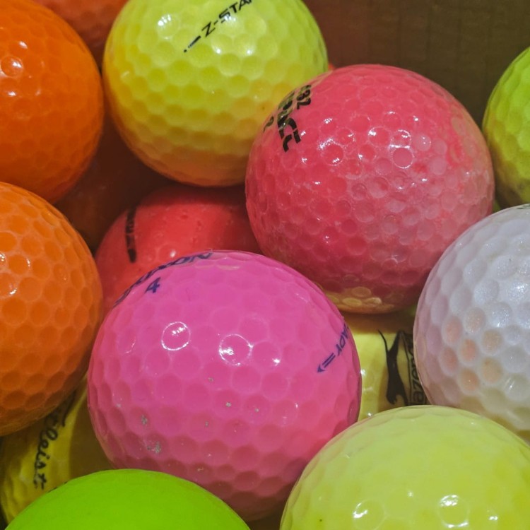 LAKEBALLS - używane, kolorowe piłki golfowe kat. C