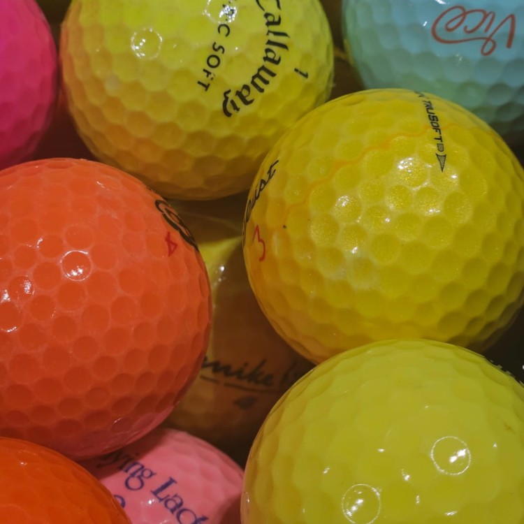 LAKEBALLS - używane, kolorowe piłki golfowe kat. C