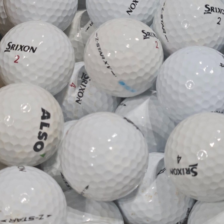 Używane piłki golfowe LAKEBALLS Srixon Z-star kat. C - białe