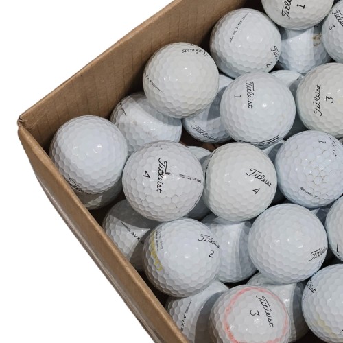 Używane piłki golfowe LAKEBALLS Titleist AVX kat C - białe