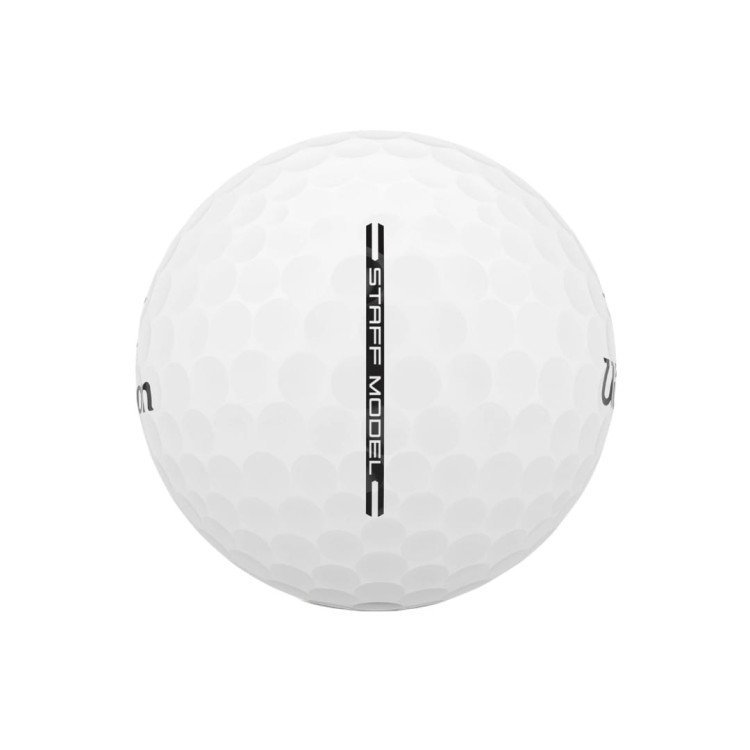 Białe piłki golfowe Wilson Staff model 2024, 4-warstwowe