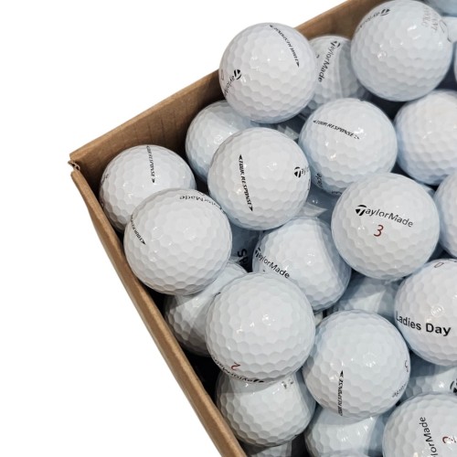 Używane piłki golfowe - 10szt LAKEBALLS Taylormade Tour Response kat. A/B, białe