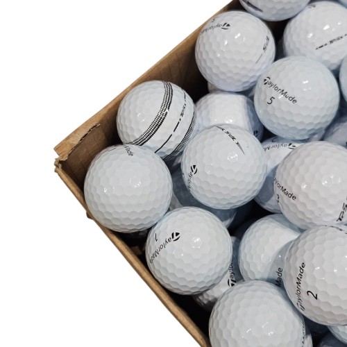 LAKEBALLS - używane piłki golfowe Taylormade TP5 / TP5x kat. A/B - białe, 10szt