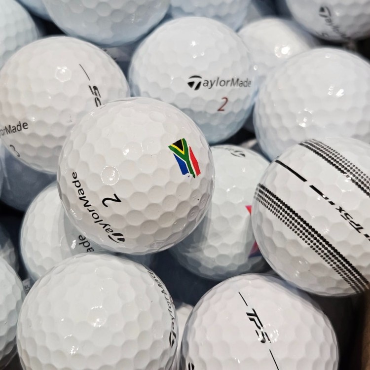 LAKEBALLS - używane piłki golfowe Taylormade TP5 / TP5x kat. A/B - białe, 10szt