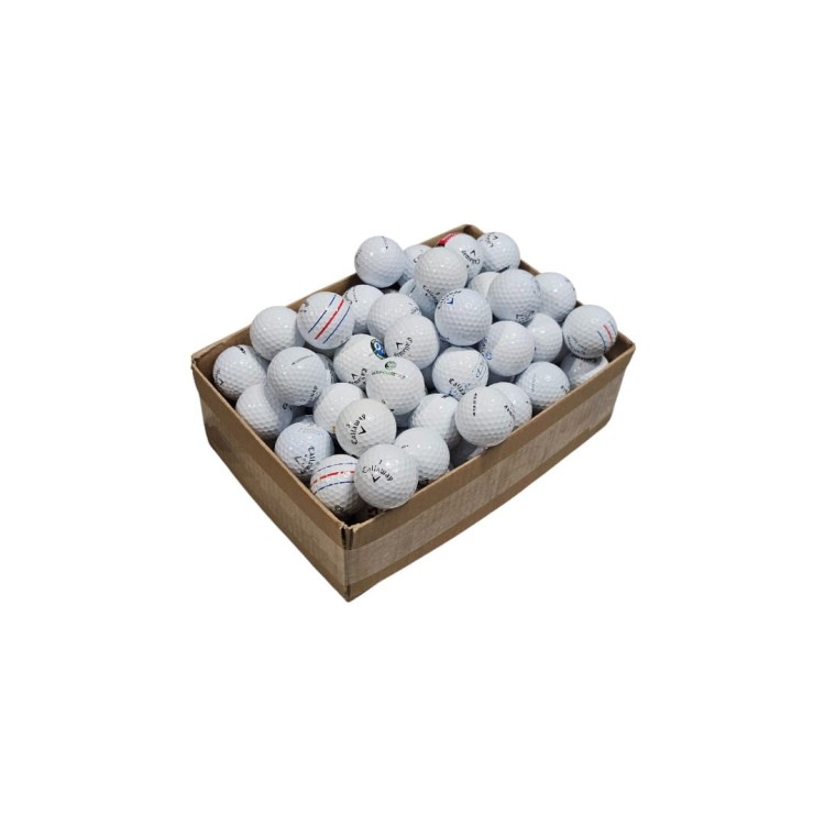 Używane piłki golfowe Callaway mix kat. A/B, 10szt LAKEBALLS białe