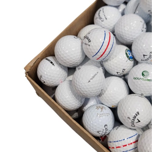 Używane piłki golfowe Callaway mix kat. A/B, 10szt LAKEBALLS białe