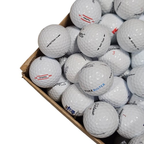 Używane piłki golfowe Titleist MIX - 10szt LAKEBALLS kat. A/B , białe