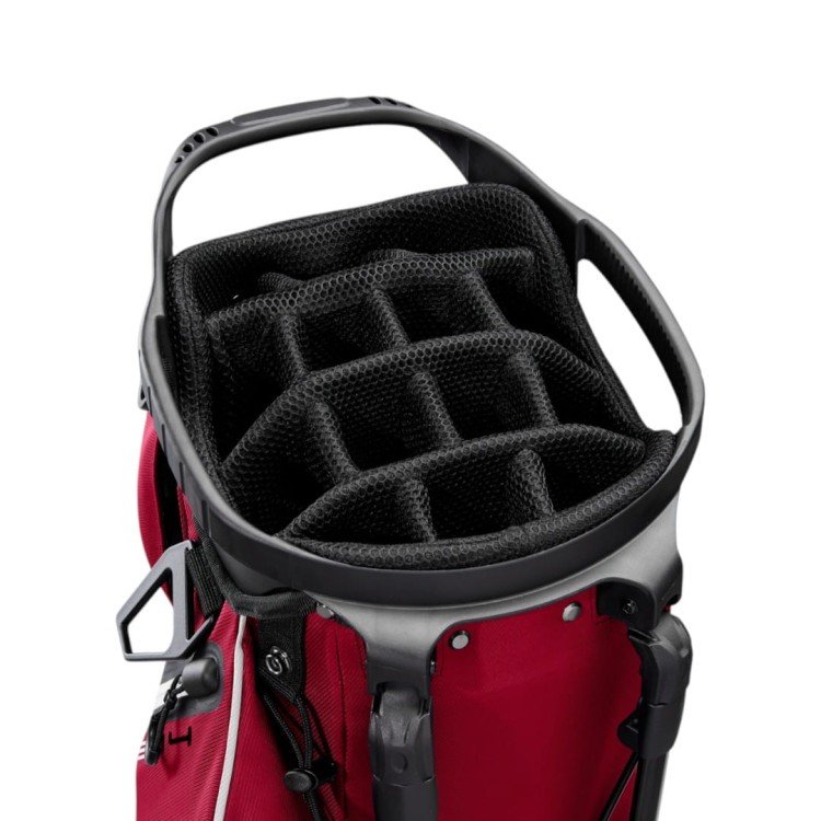 Torba golfowa z nóżkami - Wilson TALUS 14 STAND BAG Staff Red