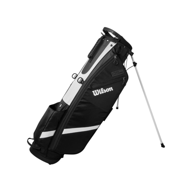 Wilson QS Stand Bag White Black - lekka torba golfowa z nóżkami kolor BIAŁY / CZARNY