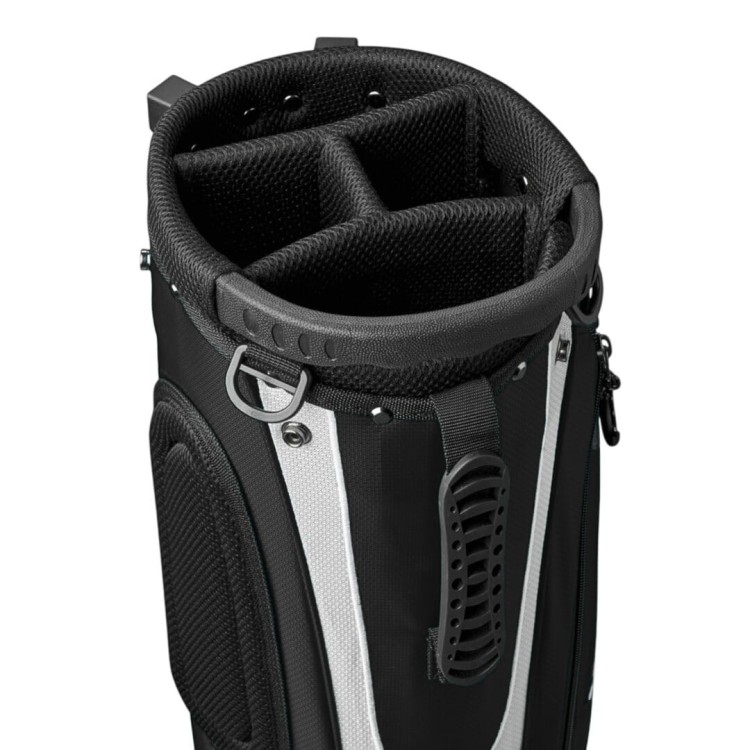 Wilson QS Stand Bag White Black - lekka torba golfowa z nóżkami kolor BIAŁY / CZARNY