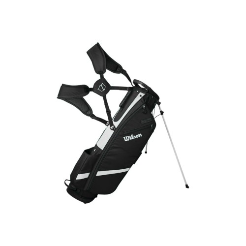 Wilson QS Stand Bag White Black - lekka torba golfowa z nóżkami kolor BIAŁY / CZARNY
