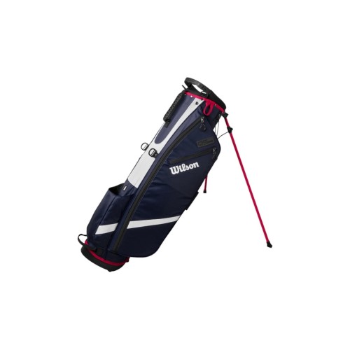 Wilson QS Stand Bag Red / Navy / White - lekka torba z nóżkami czerwono-granatowo-biała