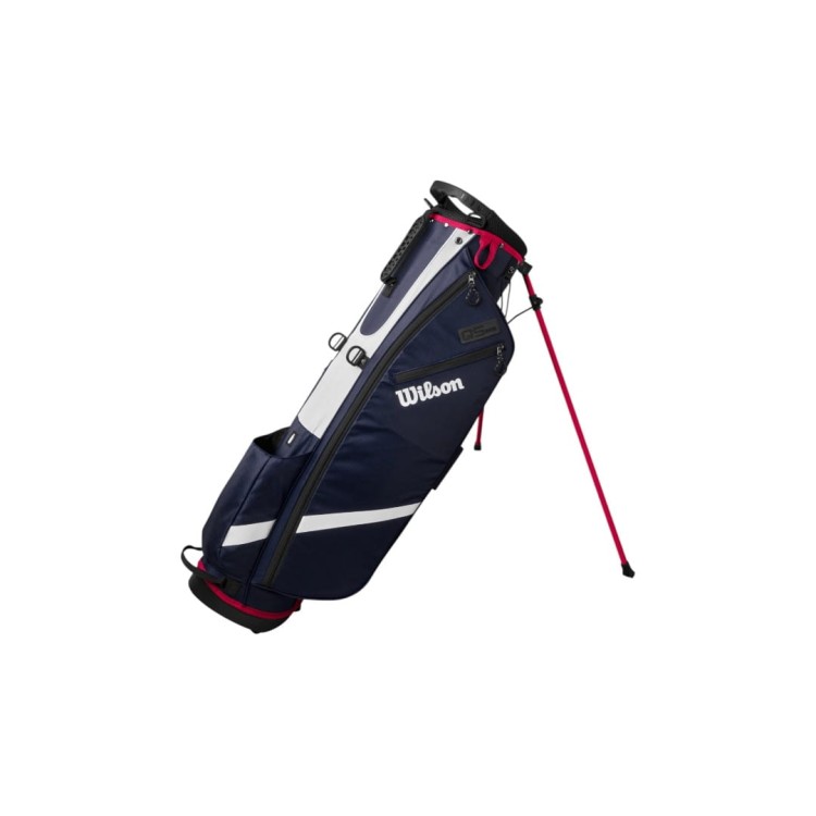 Wilson QS Stand Bag Red / Navy / White - lekka torba z nóżkami czerwono-granatowo-biała
