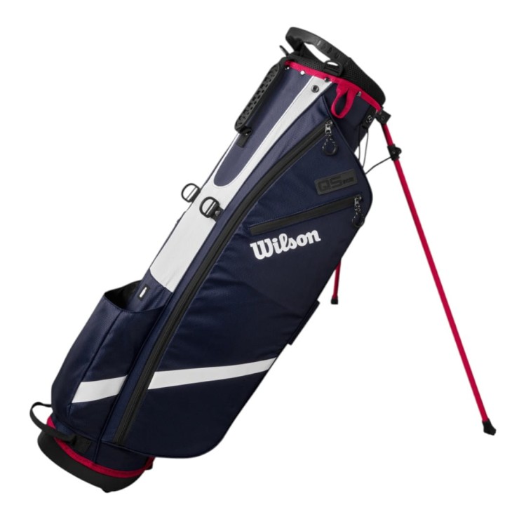 Wilson QS Stand Bag Red / Navy / White - lekka torba z nóżkami czerwono-granatowo-biała
