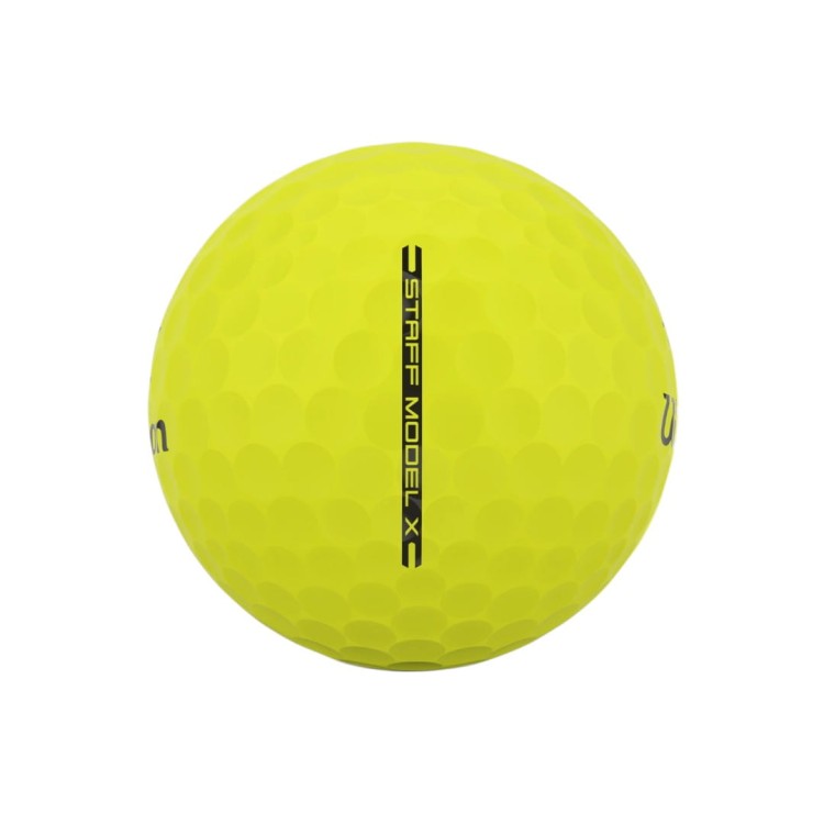 Piłki golfowe Wilson STAFF model X yellow - żółte, tuzin(12szt)