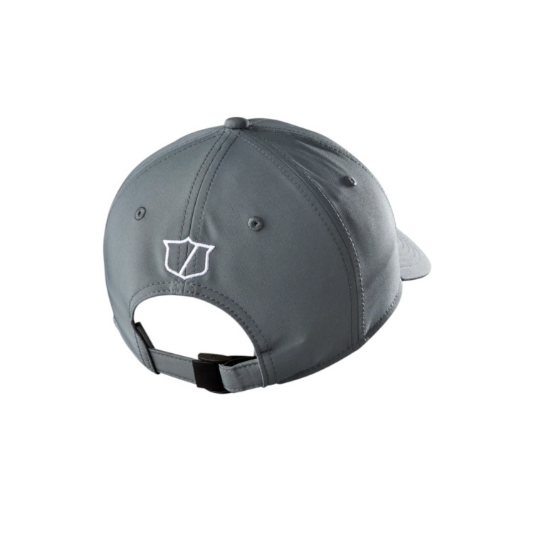 Szara czapka golfowa z daszkiem - Wilson TOUR CAP GREY OSFA
