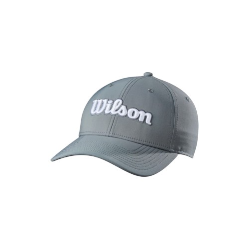 Szara czapka golfowa z daszkiem - Wilson TOUR CAP GREY OSFA